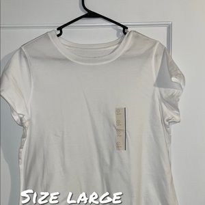 Basic white tee